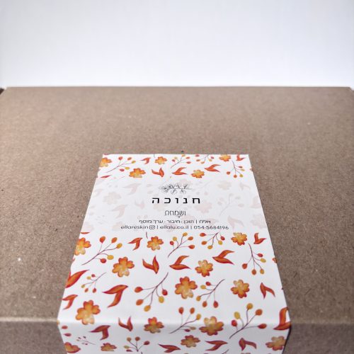 חנוכה | ערכה בינונית: חנוכיה, נרות, קלפים ומדבקות.